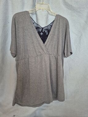 Maurices Lace Detail Babydoll Tee